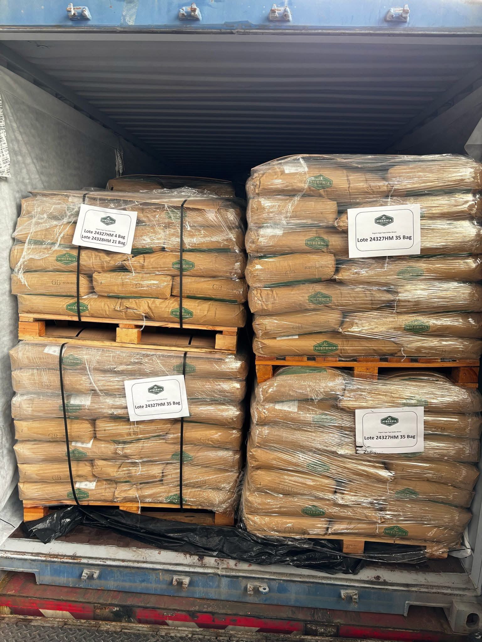 Nueva exportación de azúcar orgánica a Taiwán